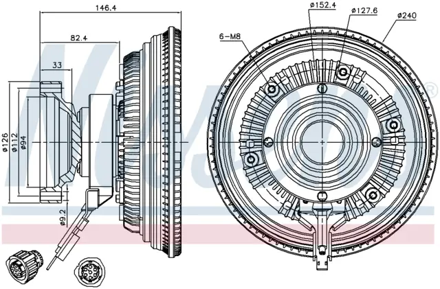 FAN CLUTCH VOLVO 