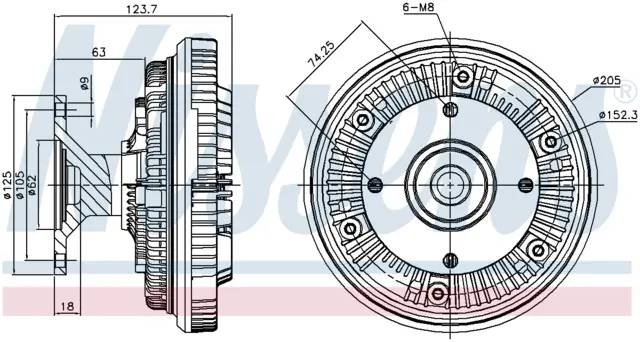 FAN CLUTCH IVECO 