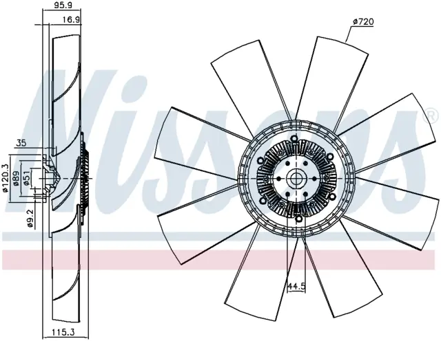 FAN CLUTCH RVI - RENAULT TRUCKS 