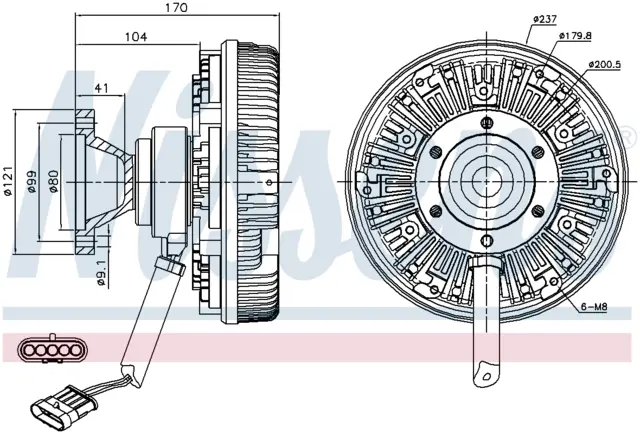 FAN CLUTCH DAF 