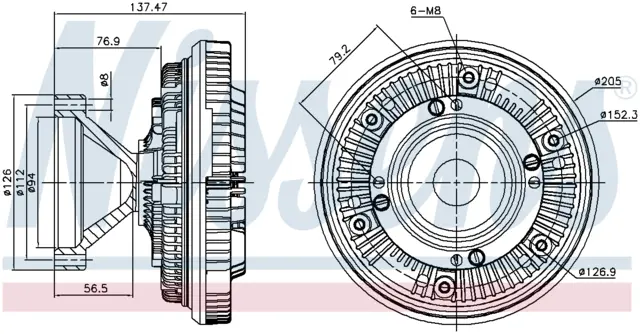 FAN CLUTCH VOLVO 