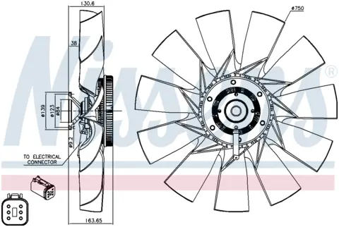 FAN CLUTCH komplett med vifte SCANIA