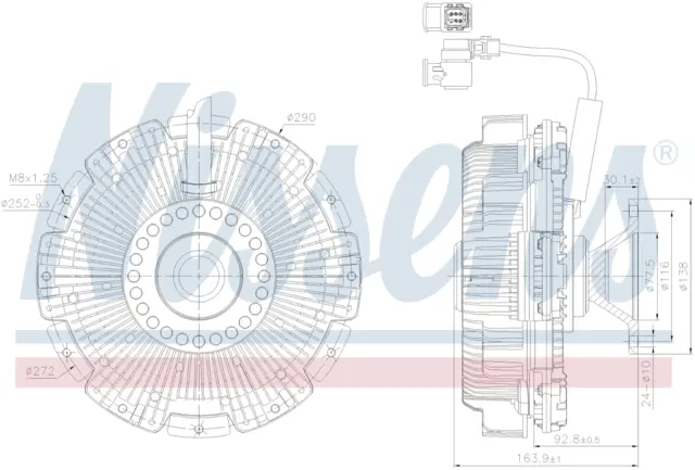Fan Clutch DAF Nissens 