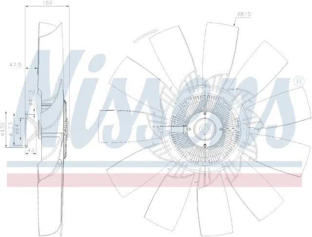 Viscosevifte Scania Nissens 