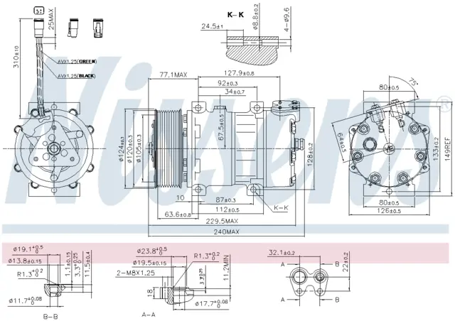 Ac Kompressor Scania Nissens 