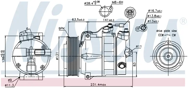 COMPRESSOR MERCEDES 