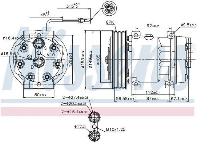 COMPRESSOR NISSAN 