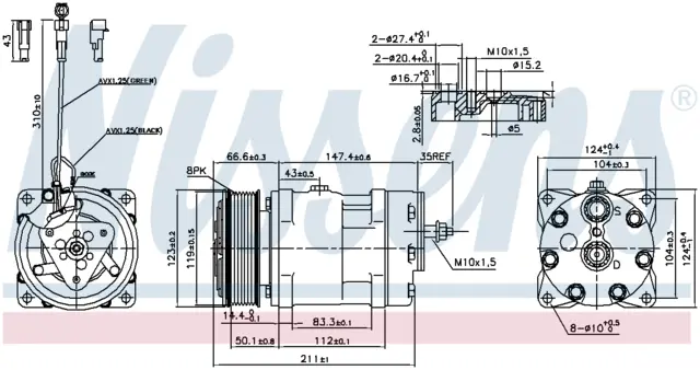 COMPRESSOR DAF 