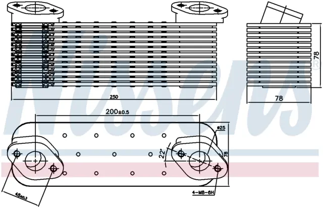 OILCOOLER MERCEDES 