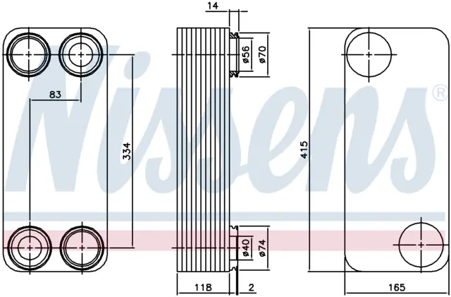 OILCOOLER VOLVO 