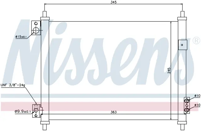 CONDENSER NISSAN 
