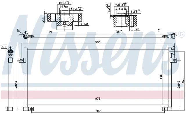 CONDENSER RVI - RENAULT TRUCKS 