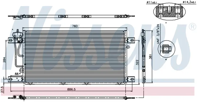 CONDENSER SCANIA 
