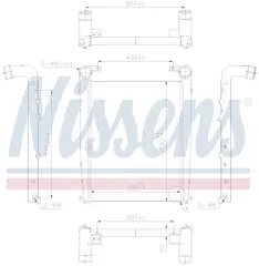 Intercooler Nissens
