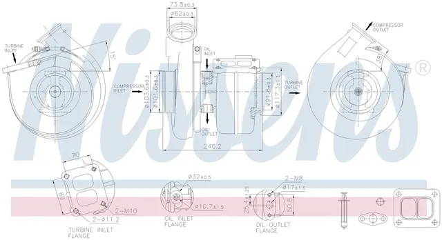 Turbo SCANIA 4-SERIE Nissens 