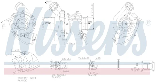 Turbo Scania Nissens 