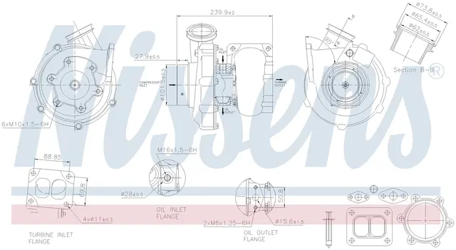 Turbo MAN TGA 04- Nissens 