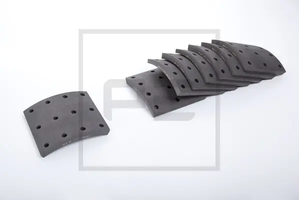 Brake lining kit, drum 410 x 175 Available Undersize PE 