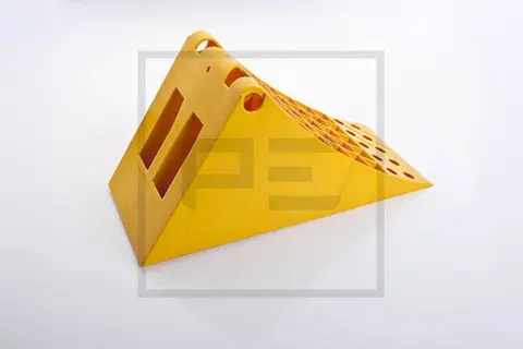 Stoppekloss 200mm gul 200 / DIN 76051 / NG53 PE Automotive