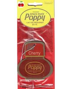 Cardboard Car Airfreshener CHERRY Poppy Grace Mate 