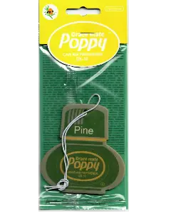 Cardboard Car Airfreshener PINE Poppy Grace Mate 