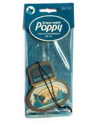 Cardboard Car Airfreshener ARTIC FREEZE Poppy Grace Mate