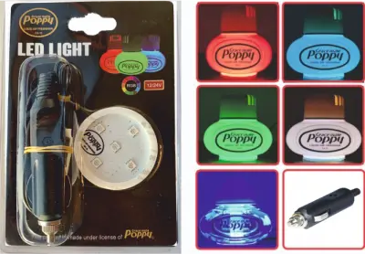 Led light RGB 12/24V Sigg uttak Poppy Grace Mate 