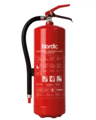 Brannslukker 6kg P6NS, 43A233B C m,feste Nordic