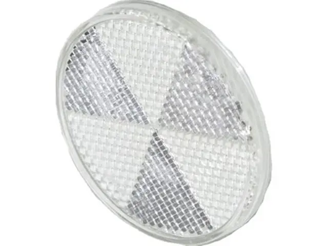 Reflex Reflector 60mm with adhesive pad white 