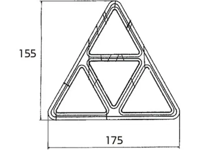Triangle Reflex Reflector 