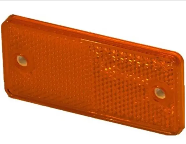 Reflex Reflector 90x40mm Mørk-Orange Proplast 