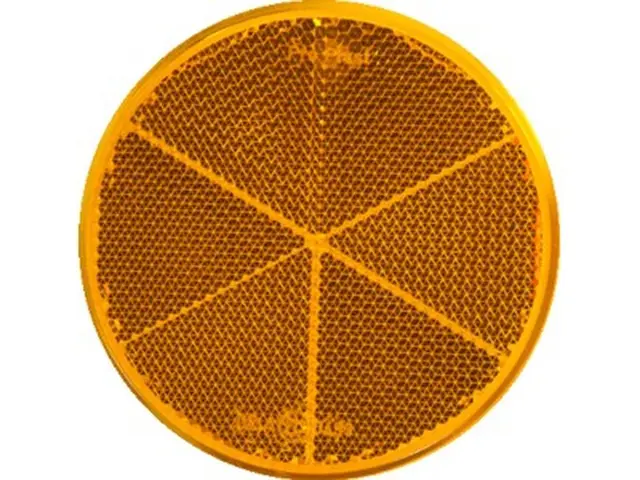 Reflex Reflector 80mm with adhesive pad 