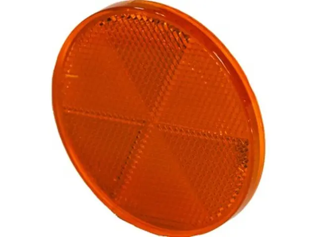 Reflex Reflector 80mm with adhesive pad 