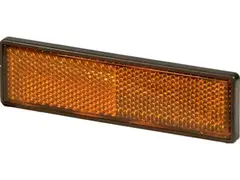 Reflex Reflector 122x32,5mm amber