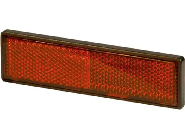 Reflex Reflector 122x32,5mm red 