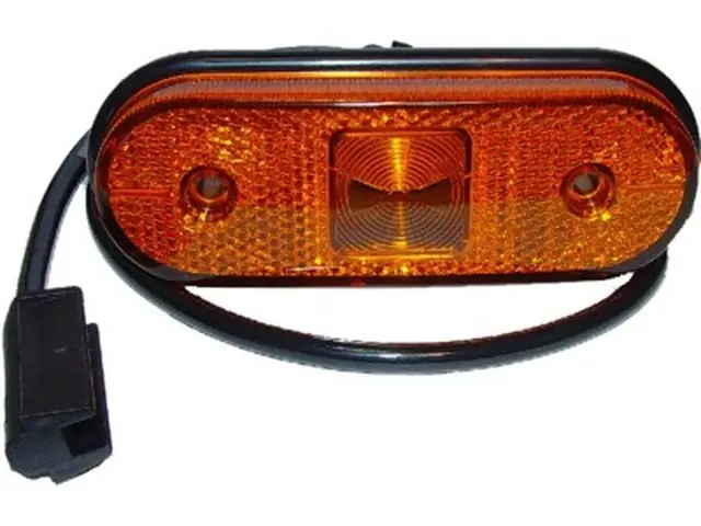 LED Sidemarker Lamp UNIPOINT Recessed ve cable 0,5m + P&R connector 