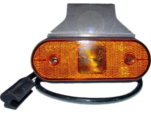 LED Sidemarker Lamp UNIPOINT Pendant ver flex. 90° bracket, cable 0,5m + P&R conn 