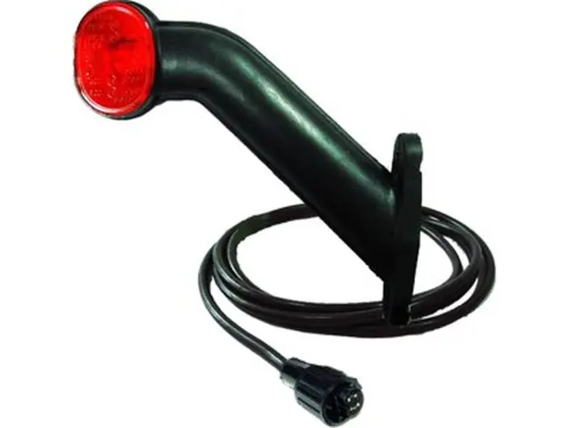 End Outline Marker Lamp SUPERPOINT II fl SCHMITZ version, left, cable 1,25 ASS1 c 