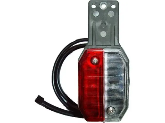End Outline Marker Lamp FLEXIPOINT red/w DC-flatcable 0,5m, 12 volt, flexible bra 