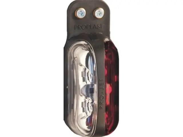 LED End Outline Marker Lamp PRO-JET red/ cable 1,75m, 12/24V, flexible bracket 