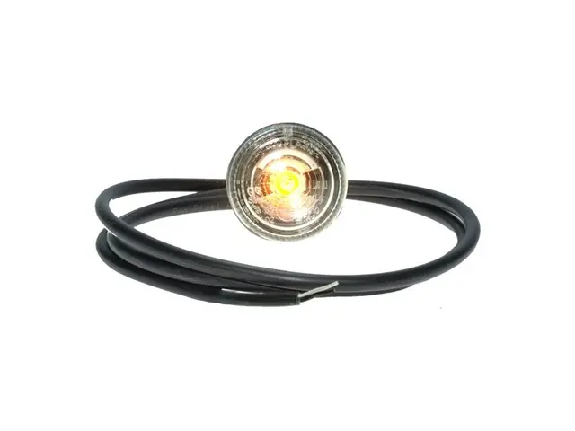 LED Sidemarker Lamp PRO-PENNY 12/24 Volt, cable 0,5m, clear lens 
