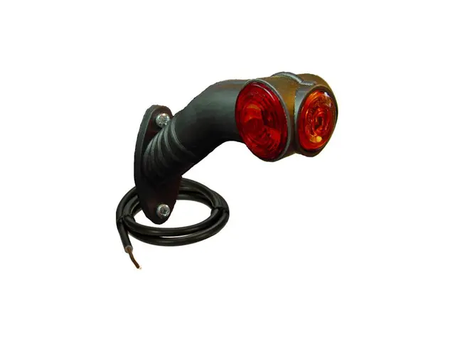 LED End Outline Marker Lamp PRO-SUPERPOI 12/24V, cable 0,5m, flexible bracket 