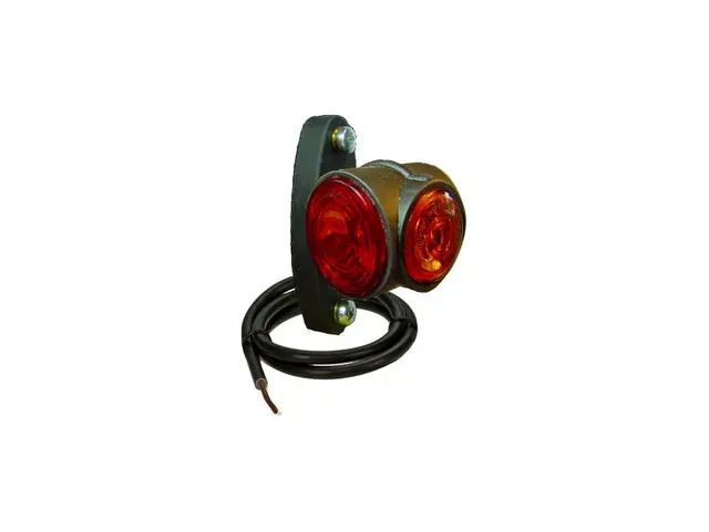 LED End Outline Marker Lamp PRO-SUPERPOI 12/24V, cable 0,5m, flexible housing 