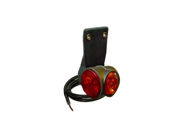 LED End Outline Marker Lamp PRO-SUPERPOI 12/24V, cable 0,5m, flexible pendulum br 
