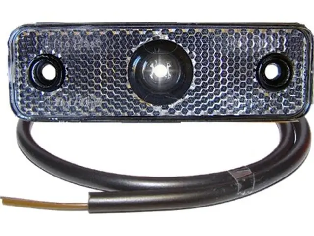 LED Position Lamp PRO-REP white 12V, cable 0,5m 