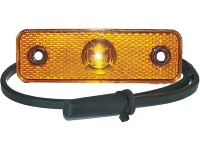 LED Sidemarker Lamp PRO-REP 12V, DC-flatcable 0,5m 