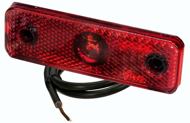 LED Position Lamp PRO-REP red 24V, cable 0,5m 