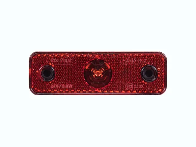 LED Position Lamp PRO-REP red 24V, cable 0,5m 