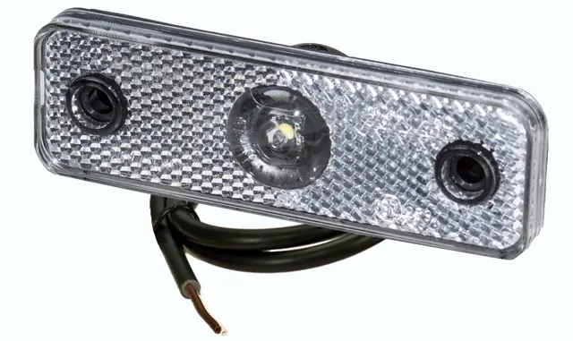 LED Position Lamp PRO-REP white 24V, cable 0,5m 