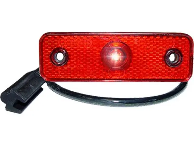 LED Position Lamp PRO-REP red 24V, cable 0,5m P&R-connector 